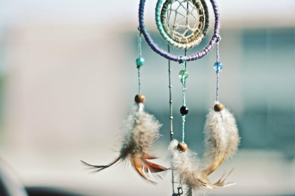 Beautiful Dreamcatcher with peacock feathers