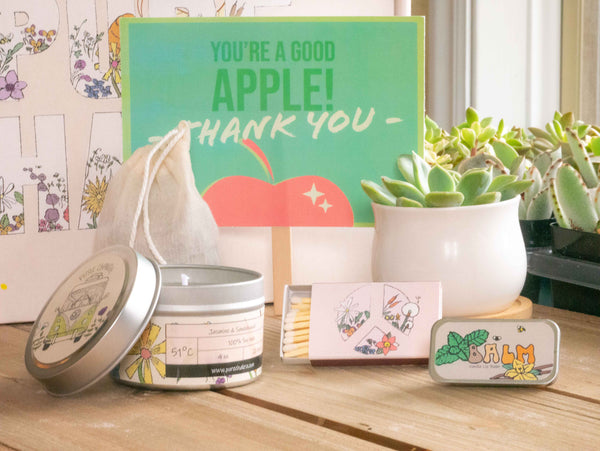 Personalised Apple Thank You Teacher Pen Pot By Love Lumi Ltd