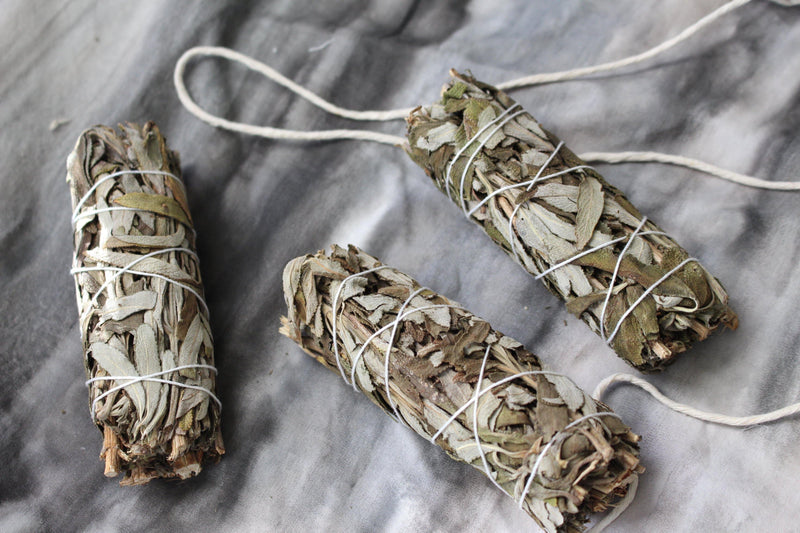 Yerba Santa Smudge - 4" Herbal Smudge - Smudge Sticks - Smudging Set - Smudge Bundle Set of 3 - Pure Chakra