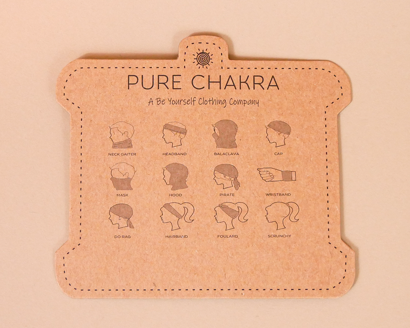 Pure Brown Multifunctional Headband & Mask - Nurse headband – Scrunch Headband – Yoga Headband - Pure Chakra