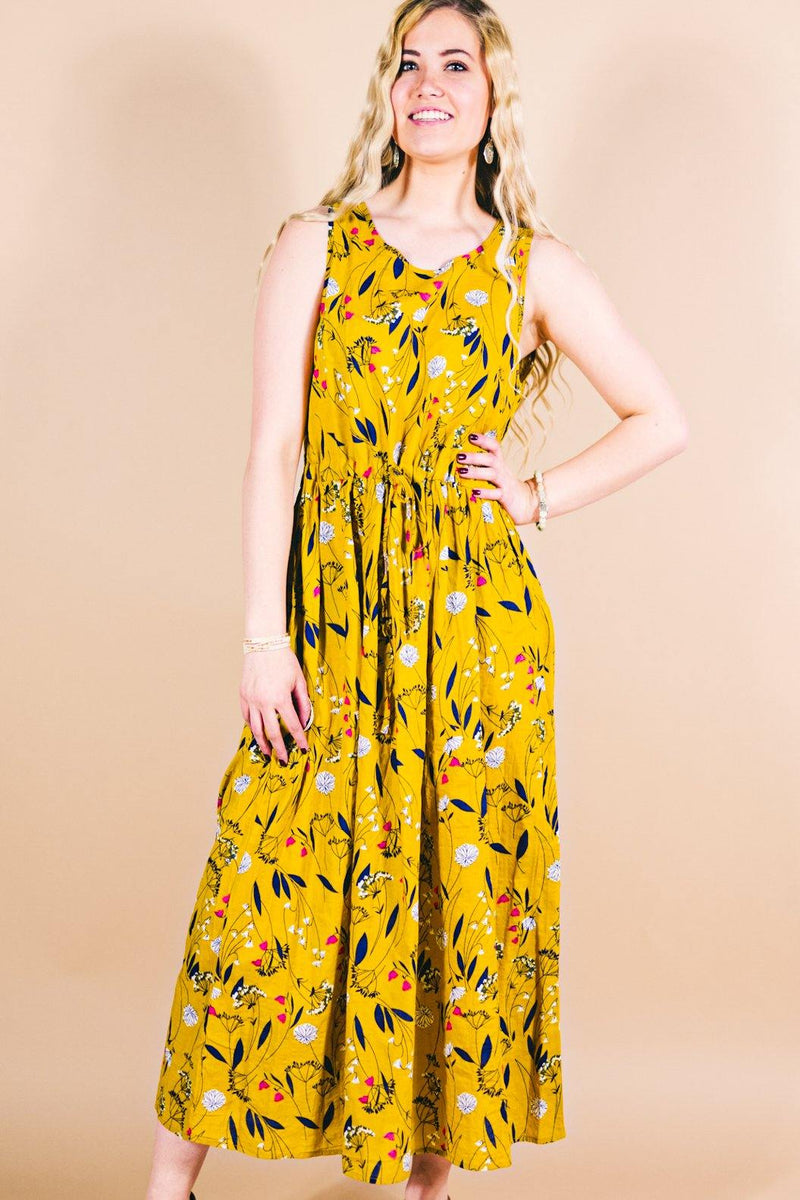 Willow Midi Dress - Yellow - Hippie Dress Pure Chakra Willow Midi Dress - Yellow - Hippie Dress Pure Chakra