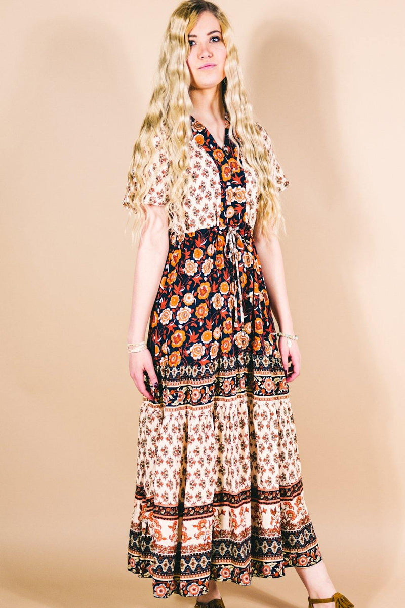 hippie boho dresses Chic White Boho Summer Dress Flare Sleeve A-Line Mini Dress