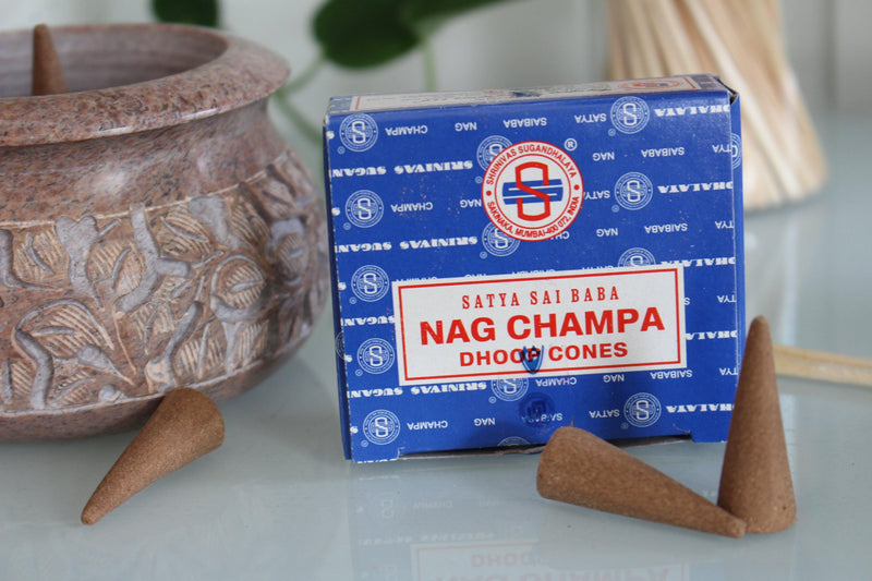 Satya Nag Champa Cones - Pure Chakra