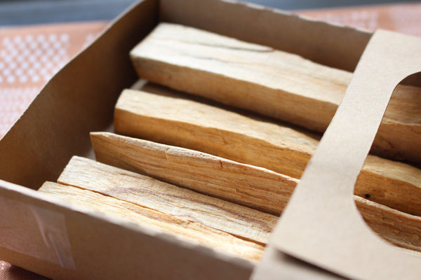Palo Alto Wood Smudges - 4" Herbal Smudge - Smudge Sticks - Incense Set of 5 Sticks - Pure Chakra