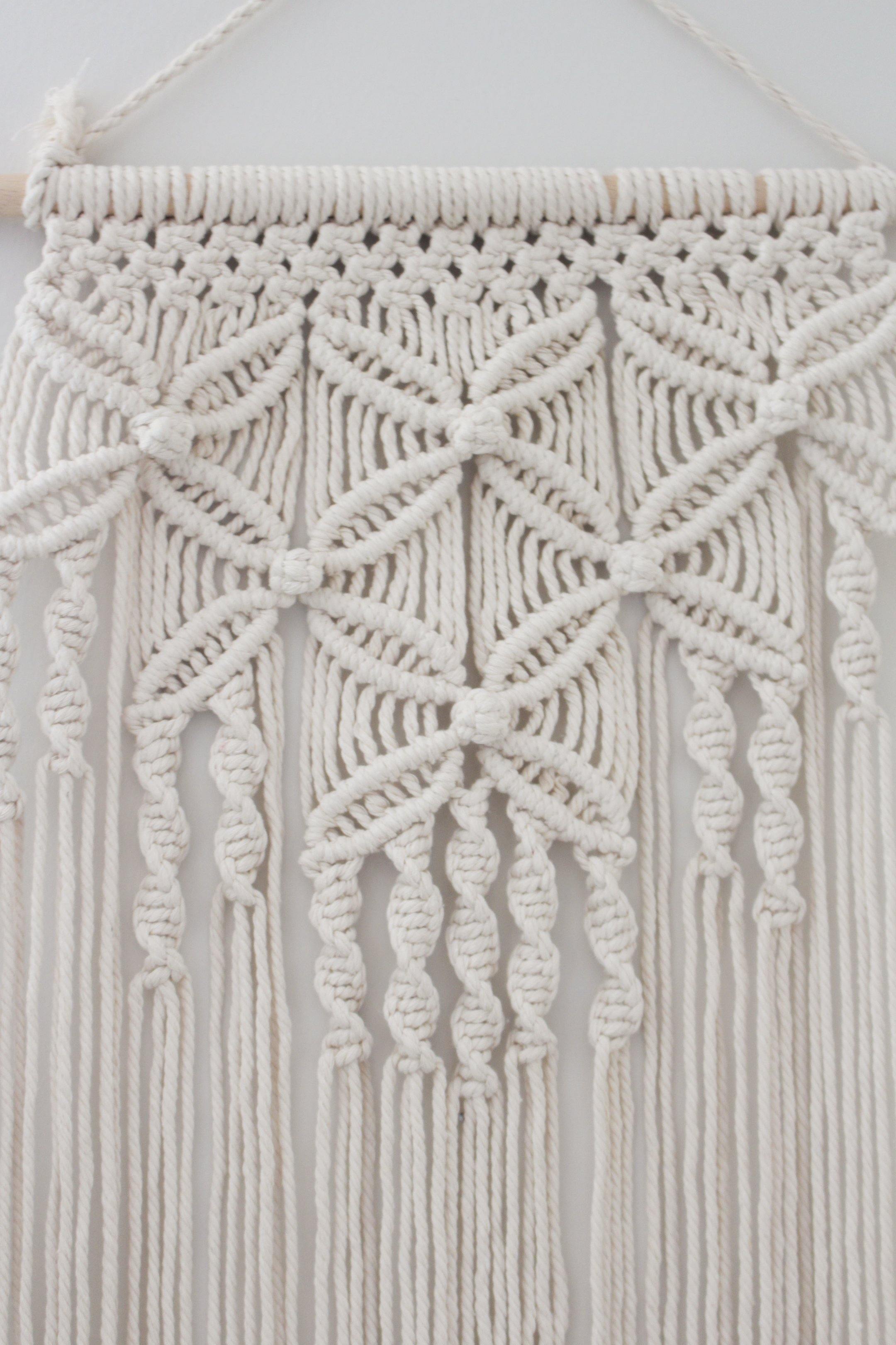 Floral Macrame Wall Hanging - Hippie Wall Hanging – Pure Chakra