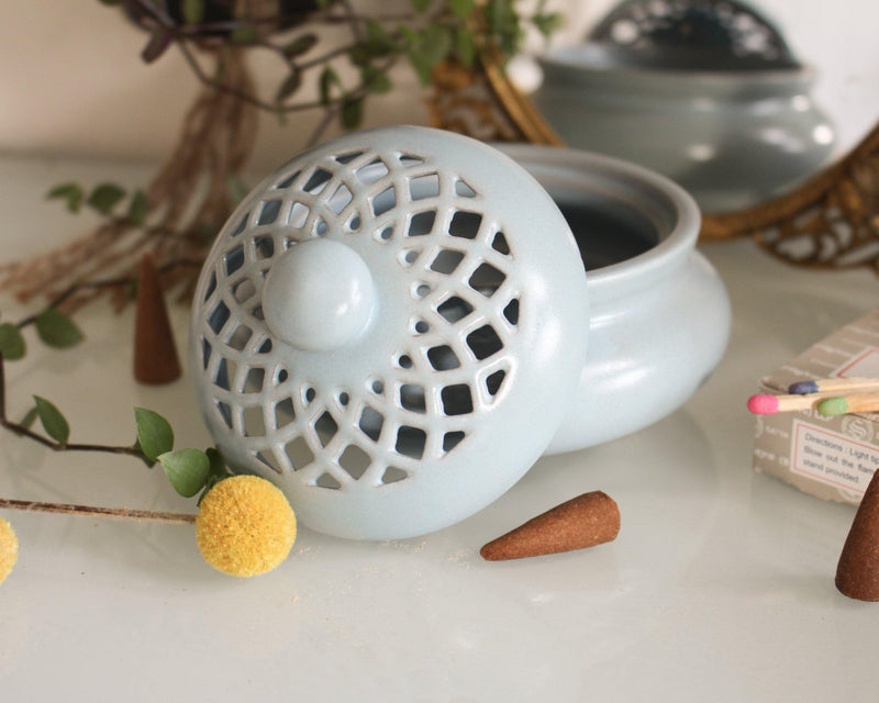 Ceramic Bowl for Incense Resin Bol En Céramique Pour Résine De Encens  Räucherschalen Aus Keramik Ciotola Di Incenso in Ceramica 