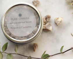 Benzoin of Samatra Natural Herbal Resins - Incense Resin - Charcoal Resin Burner - Pure Chakra Resins - Pure Chakra